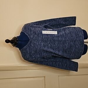 ST JOHN'S BAY Classic V-Neck Petite Blue Sweater